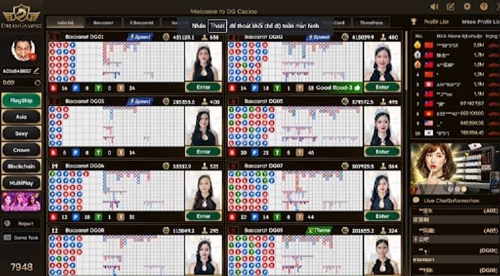 Kho game casino đặc sắc, đa dạng, đáp ứng nhu cầu bet thủ.