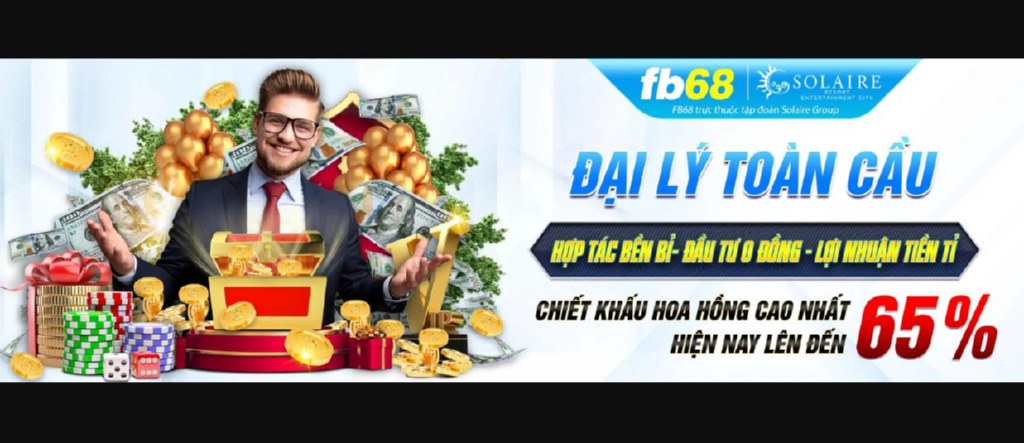 Chương trình đại lý FB68, chiết khấu hoa hồng hấp dẫn.