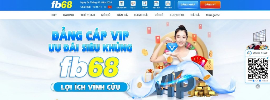 Không gian giải trí hàng đầu, sân chơi đẳng cấp qua ứng dụng FB68.